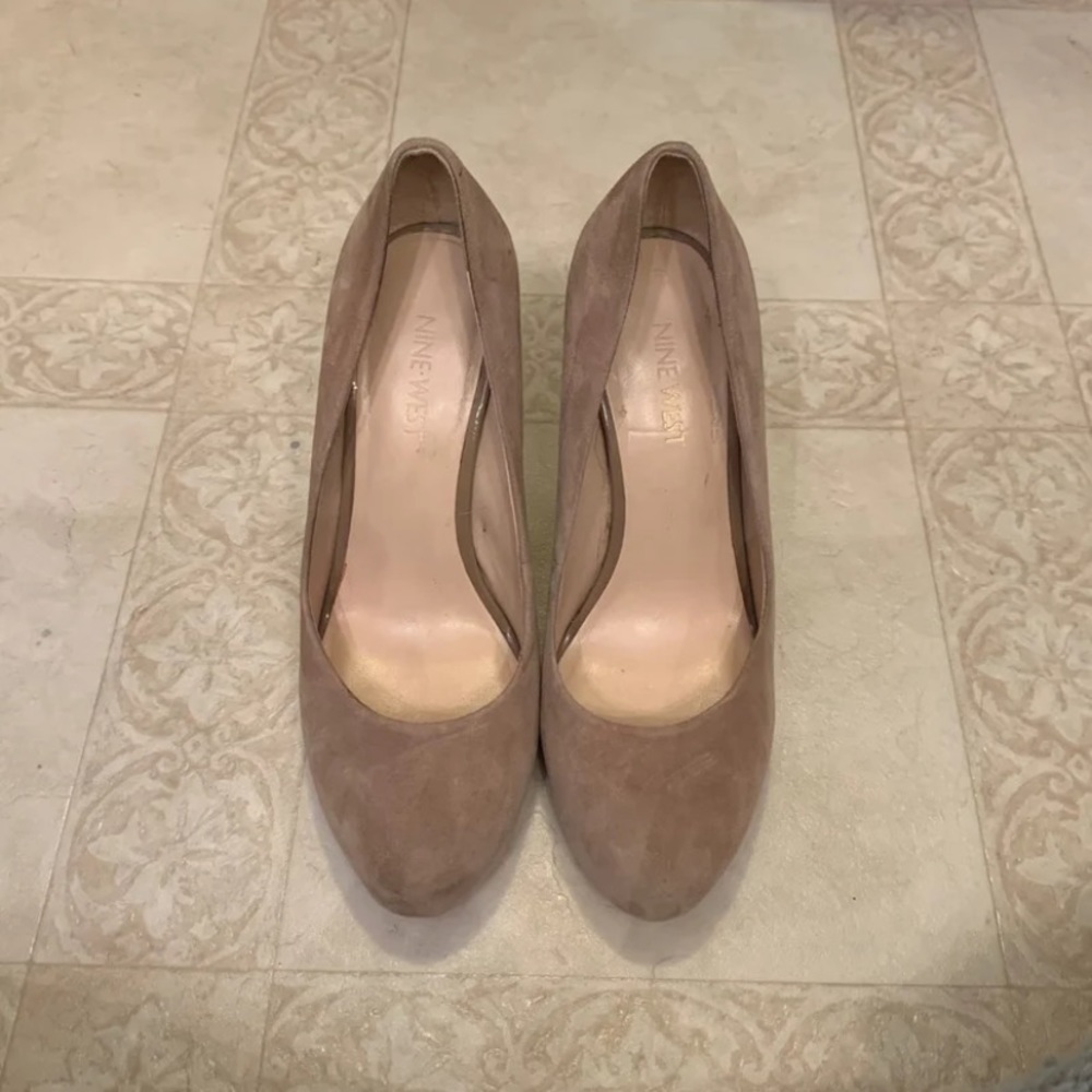 Nine West suede heels